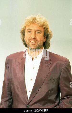 Goldene Schlagerparade, Musikshow, Deutschland 1992, Sendung vom 10. Oktober 1992, Gaststar: Sänger Banque D'Images