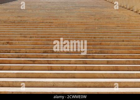 gros plan sur un escalier en grès Banque D'Images