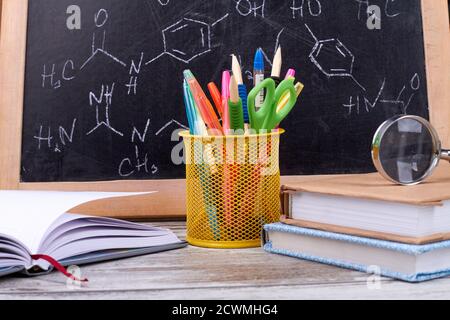 Composition des articles pour l'éducation. Banque D'Images