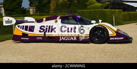 Jaguar XJR9, salon privé, Palais de Blenheim, Woodstock, Oxfordshire, Angleterre, septembre 2020. Banque D'Images