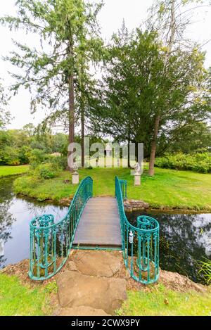 Jardin suisse à Shuttleworth, créé entre 1824 et 1832. Projet du 3ème baron de l'ancien gardien Lord Ongley. Ouvert pendant COVID-19 Banque D'Images