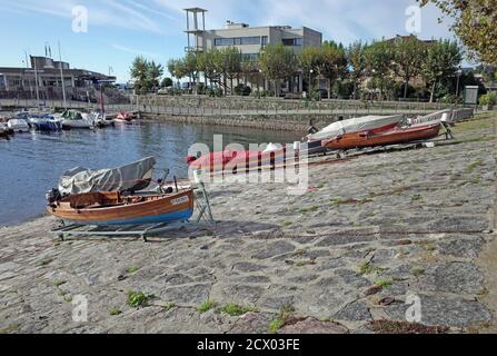 Verbania-intra, Piémont, Italie. Ville sur les rives du lac majeur. Le port Banque D'Images