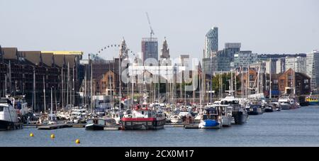 Brunswick Dock Liverpool Banque D'Images