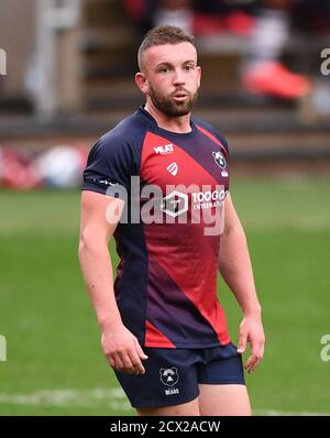 Ashton Gate Stadium, Bristol, Royaume-Uni. 30 septembre 2020. Premier ministre Rugby Union, Bristol Bears versus Leicester Tigers; Andy Uren de Bristol Bears Better Between Plays crédit: Action plus Sports/Alay Live News Banque D'Images