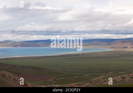 Lac Nam TSO, Tibet. Banque D'Images