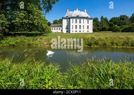 Huenxe, Huenxe-Gartrop-Buehl, Lippe, Niederrhein, Muensterland, Ruhrgebiet, Naturpark Hohe Mark Westmuensterland, Rheinland, Nordrhein-Westfalen, NRW, Banque D'Images