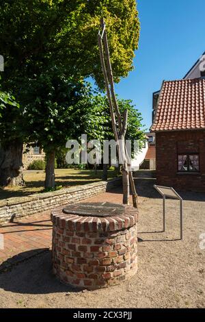 Dorsten, Dorsten-Rhade, Lippe, Ruhrgebiet, Naturpark Hohe Mark Westmuensterland, Muensterland, Westfalen, Nordrhein-Westfalen, NRW, historischer Dorfb Banque D'Images