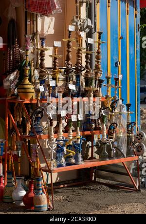 Shisha pipes d'eau à vendre, Shiraz, Iran Banque D'Images