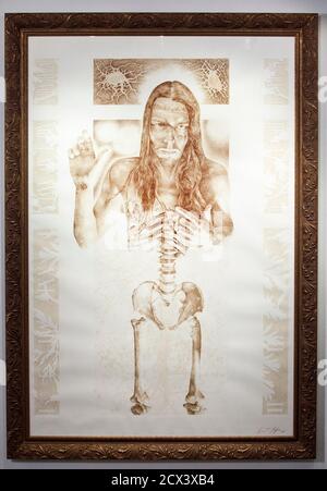 Stings Of The Lash Painted In 05 By Artist Vincent Castiglia Is Seen Prior To The Opening Of His Gallery Show Resurrection At Sacred Gallery In New York October 3 12 Many