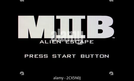 MIB Alien Escape - Sony PlayStation 2 PS2 - Editorial à utiliser uniquement Banque D'Images