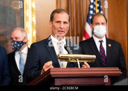 Washington, États-Unis 30 septembre 2020. 30 septembre 2020 - Washington, DC, États-Unis: Le représentant américain Chris Stewart (R-UT) s'est exprimé lors d'une conférence de presse où les Républicains de la Chambre ont dévoilé leur rapport du Groupe de travail sur la Chine. (Photo de Michael Brochstein/Sipa USA) crédit: SIPA USA/Alay Live News Banque D'Images