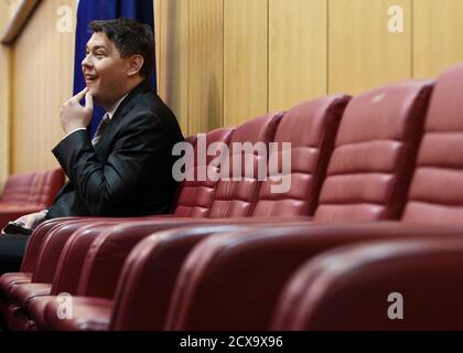 Croatia S Minister Of Finance Boris Lalovac Poses For A Picture Before A Parliamentary Session In Zagreb May 14 2014 The Croatian Parliament Confirmed On Wednesday Lalovac As The New Finance Minister Widely