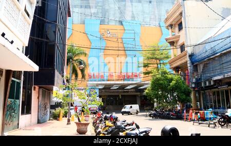 Jakarta, Indonésie - 11 novembre 2019 : place Blok M, le centre commercial le plus populaire du sud de Jakarta. Banque D'Images