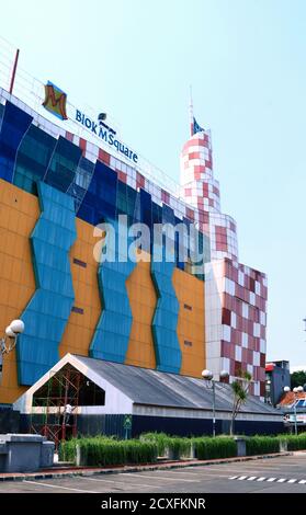 Jakarta, Indonésie - 11 novembre 2019 : place Blok M, le centre commercial le plus populaire du sud de Jakarta. Banque D'Images