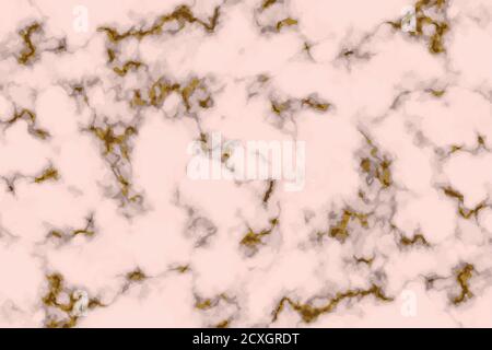 Texture de granit de marbre d'or, fond de vecteur d'or rose de luxe modèle pour votre conception Illustration de Vecteur