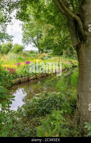 Westonbury Mill Water Gardens, Pembridge, Herefordshire, Royaume-Uni Banque D'Images