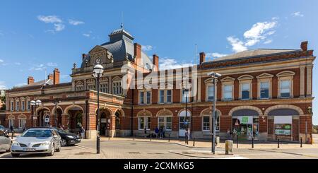 Gare de Norwich (anciennement Norwich Thorpe), Norfolk, Angleterre Banque D'Images