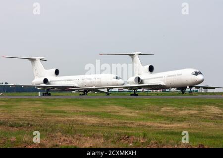 Stockage anciens avions Banque D'Images