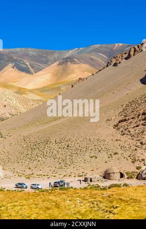 Magnifique paysage de pina andin à la Réserve de lagune de brava, province de la rioja, argentine Banque D'Images