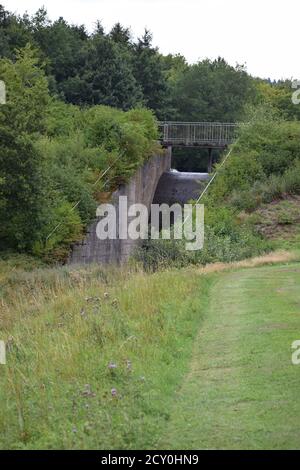 Lac réservoir Heilbachsee Banque D'Images