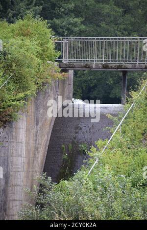 Lac réservoir Heilbachsee Banque D'Images