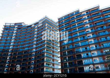 Batumi. Géorgie - 28 septembre 2020 : infrastructure de logement moderne à Batumi. Géorgie Banque D'Images