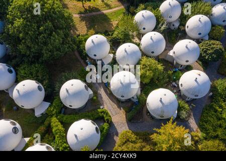 Le futuriste Bolwoningen à Den Bosch, aux pays-Bas Banque D'Images