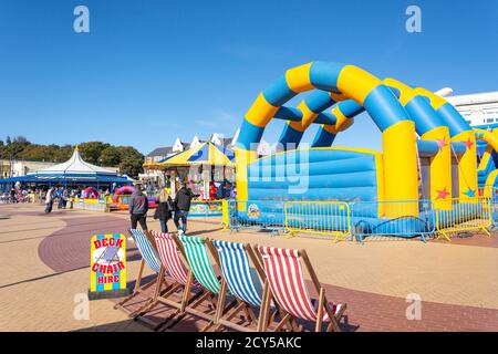 Promenade funfair, Barry Island, Barry (y Barri), Vale of Glamorgan, pays de Galles, Royaume-Uni Banque D'Images