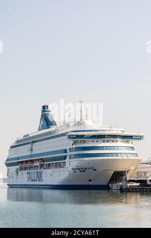 Tallink Silja lignes Silja Europa ferry à Passenger port dock À Tallinn, Estonie