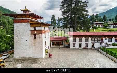 École d'astrologie Pangrizampa à Thimphu, Bhoutan Banque D'Images