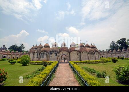 kalna bardhaman bengale occidental célèbre temple shiva 108 Banque D'Images