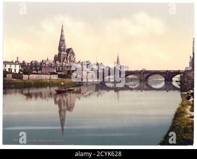 Ecosse intemporelle : un voyage à travers des images photochrom vintage de paysages majestueux et de sites historiques Banque D'Images