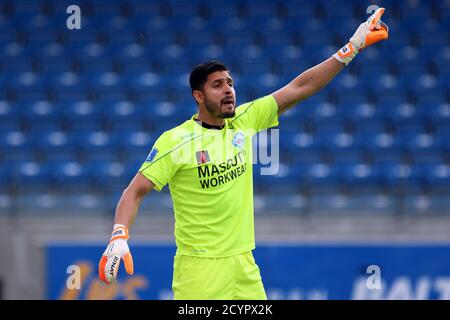 Lyngby, Danemark. 18 juin 2020. Le gardien de but Rafael Romo de Silkeborg vu pendant le match 3F Superliga entre Lyngby Boldklub et Silkeborg SI au stade Lyngby. (Crédit photo: Gonzales photo - Rune Mathiesen). Banque D'Images