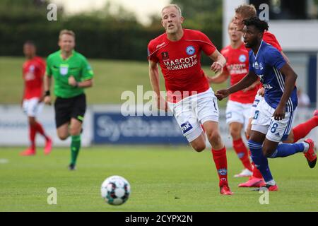 Lyngby, Danemark. 18 juin 2020. Vegard Leikvoll Moberg (8) de Silkeborg vu pendant le 3F Superliga match entre Lyngby Boldklub et Silkeborg IF au stade Lyngby. (Crédit photo: Gonzales photo - Rune Mathiesen). Banque D'Images