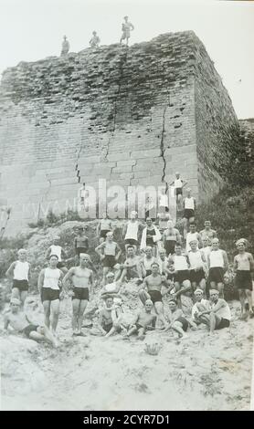 Soldats marins italiens à Tientsin - Tianjin Chine - 1924-25 Banque D'Images