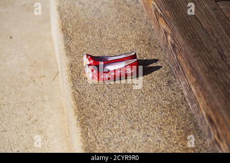 Image traditionnelle coréenne, chaussures de fleurs Banque D'Images