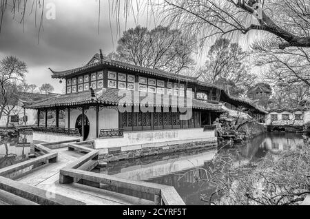 Suzhou Chine février 15 2012 Suzhou Gardens Banque D'Images