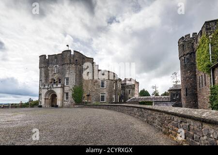 Château et jardins de Picton près de Haverfordwest à Pembrokeshire, au sud du pays de Galles Banque D'Images