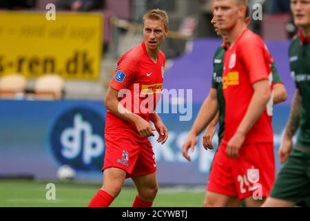 Farum, Danemark. 12 juillet 2020. Ulrik Yttergaard Jenssen du FC Nordsjaelland vu pendant le match 3F Superliga entre le FC Nordsjaelland et Aalborg Boldklub à droite de Dream Park à Farum. (Crédit photo: Gonzales photo - Rune Mathiesen). Banque D'Images