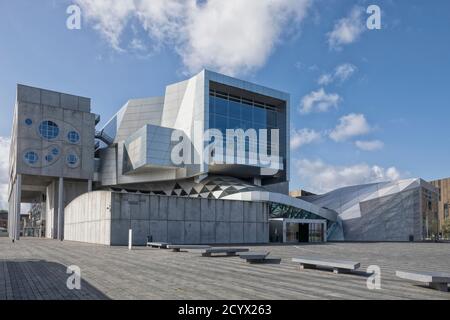 Aalborg, Danemark – 4 septembre 2020: Musikkens Hus, salle multifonctionnelle avec salles de concert et salles de répétition par les architectes autrichiens Coop Himmelb( Banque D'Images