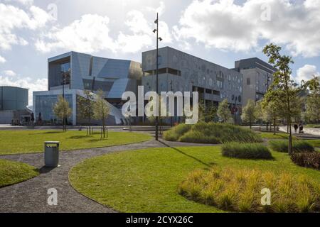 Aalborg, Danemark – 4 septembre 2020 : Musikkens Hus, salle multifonctionnelle avec salles de concert et salles de répétition par les architectes Coop Himmelb(l)au Banque D'Images