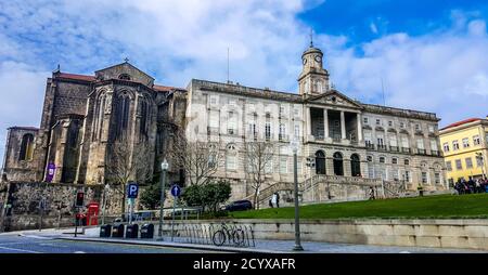 Le Palacio da Bolsa (Palais de la Bourse) à Porto, Portugal Banque D'Images