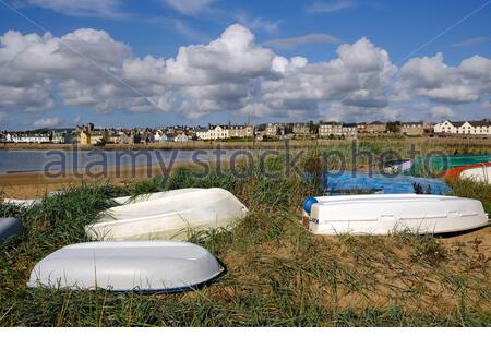 Elie, Écosse, Royaume-Uni. 2 octobre 2020. Beau temps ensoleillé sur la plage d'Elie, Fife. Crédit : Craig Brown/Alay Live News Banque D'Images