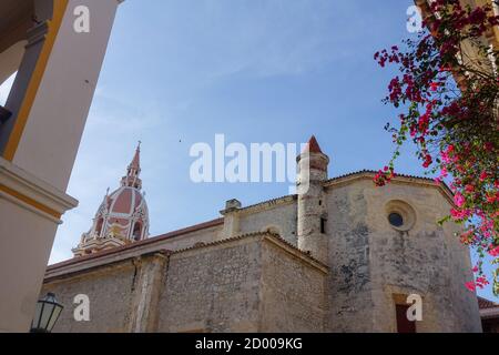 La ville fortifiée de Cartagena - Catedral de Santa Catalina De Alejandría 2020 Banque D'Images