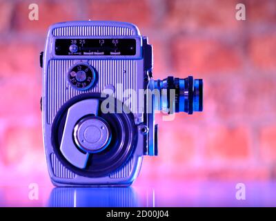 Vintage Retro Yashica Clockwork 8 Ciné film caméra de mouvement Banque D'Images