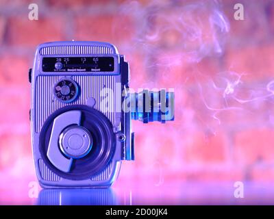 Vintage Retro Yashica Clockwork 8 Ciné film caméra de mouvement Banque D'Images