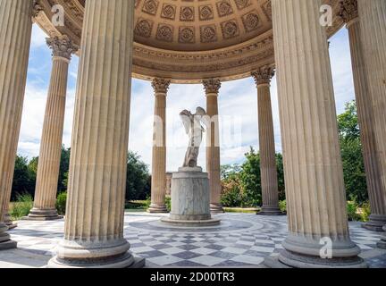 Temple de l'amour dans le jardin du Grand Trianon - Versailles, France Banque D'Images