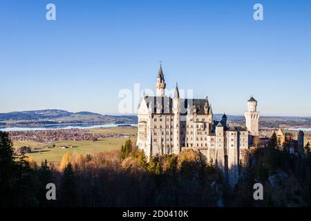 château de neuschwanstein dans le bayern allemagne Banque D'Images