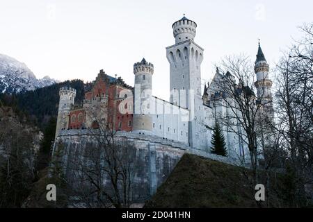 château de neuschwanstein dans le bayern allemagne Banque D'Images