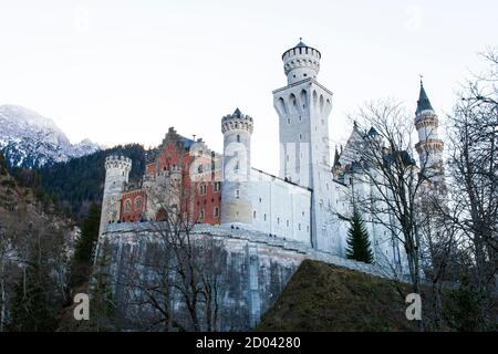 château de neuschwanstein dans le bayern allemagne Banque D'Images